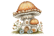 Fairy Mushroom Clipart PNG, a Food Illustration by Memories By Lea (Thumbnail 12 of 19)