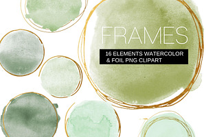 Green and Mint Watercolor Dot Paint, an Illustration by Pixafied