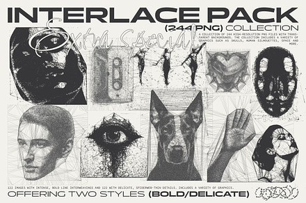 Interlace. 244 Spiderweb Graphics, a Graphic by softulka