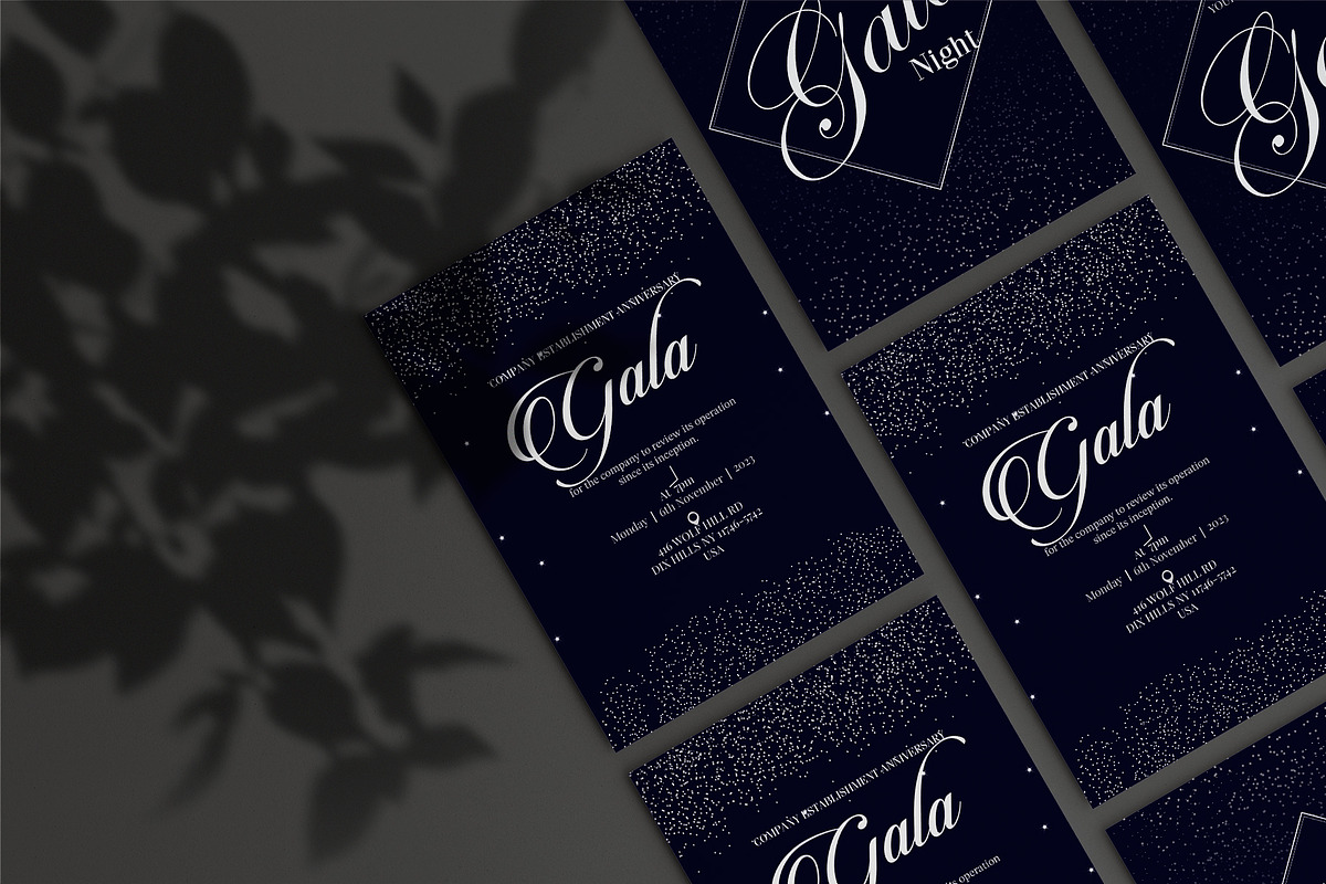 COMPANY ANNIVERSARY GALA CARD, a Card Template by Motivation Art (Photo 3 of 3)