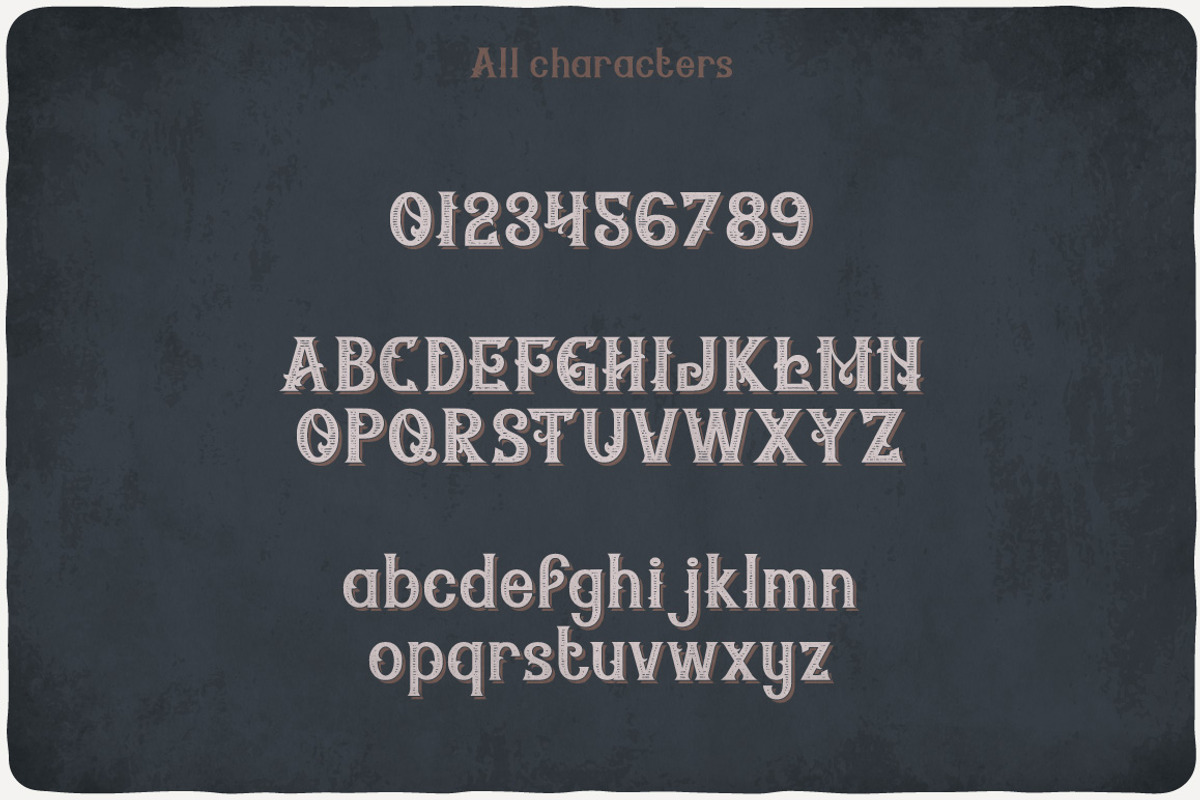 Lumberjack Typeface preview 2