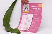 Resume / CV Marketing Analyst V4, a Resume Template by twinstd (Thumbnail 2 of 3)