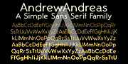 AndrewAndreas, a Sans Serif Font by Ingrimayne Type (Thumbnail 1 of 8)