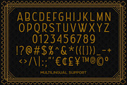 Regalia Manor - Art Deco Font, a Sans Serif Font by Letterhend Studio (Thumbnail 6 of 9)