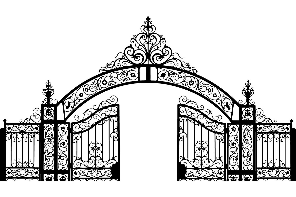 Decorative Iron Gate Bundle, a Decorative Illustration by Designer_Momina (Photo 3 of 26)