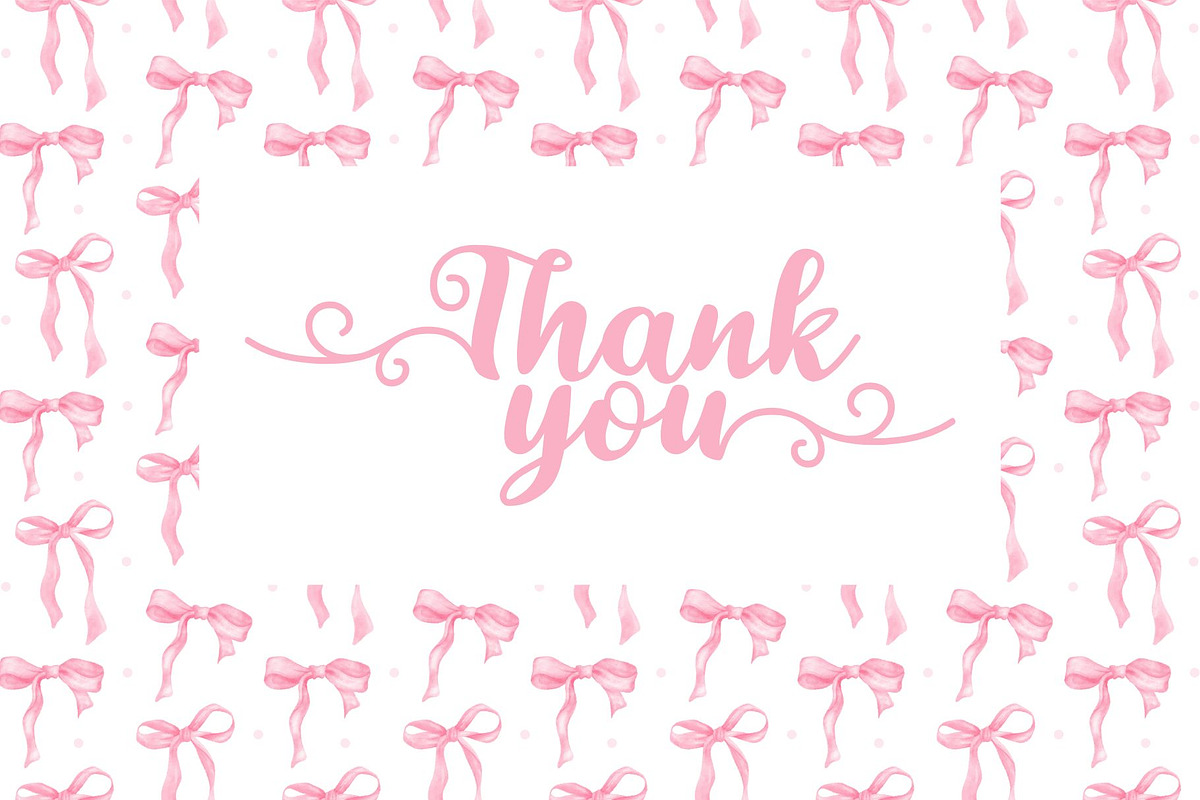 Soft Pink Bows Seamless Pattern, an Illustration by Stellalunarts (Photo 4 of 4)