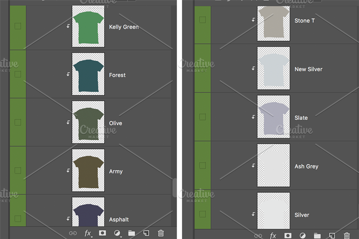 T-Shirt Mock-Ups Front, a Presentation Template by Gordon Designs (Photo 7 of 9)