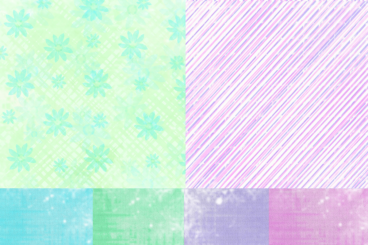 Watercolor Fun: 18- Digital Paper preview 5