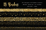 Glitter Photo Overlay Frames Borders, a Texture Graphic by Nifty Template Studio (Thumbnail 5 of 12)