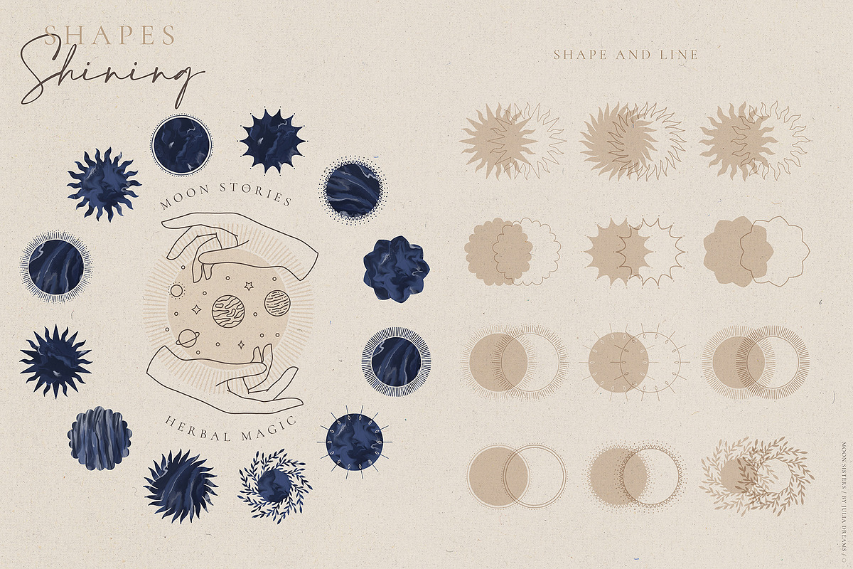 Moon Sisters Collection, an Animal Illustration by Julia Dreams (Photo 13 of 14)