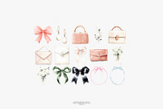 modern watercolor women portraits, a Decorative Illustration by Patishop Art (Thumbnail 9 of 9)