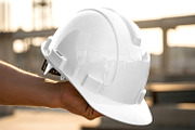 Safety Helmet Mockup, a Hat Mockup by Nathatype (Thumbnail 9 of 9)