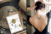 Celestial Soul. Sun Moon Space., a Pattern Graphic by Alena Zaytseva (Thumbnail 2 of 18)