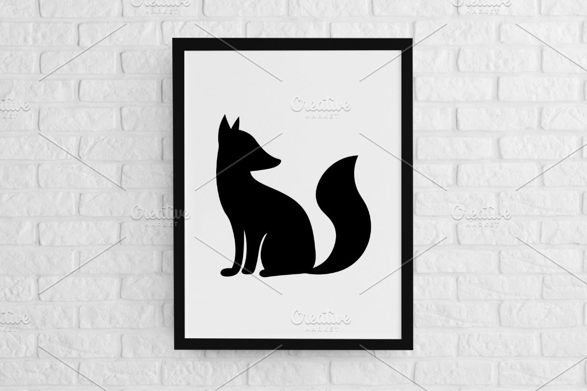 Fox Silhouette SVG, an Animal Illustration by newminddesign (Photo 2 of 3)