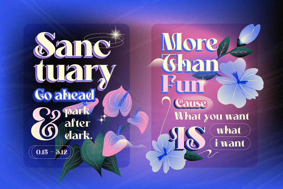 Gloire Display Typeface, a Font by graphicook (Photo 8 of 10)