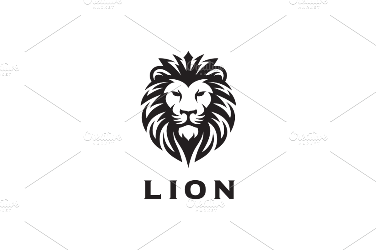 Lion Head Logo Template, a Branding & Logo Template by yopie (Photo 3 of 3)