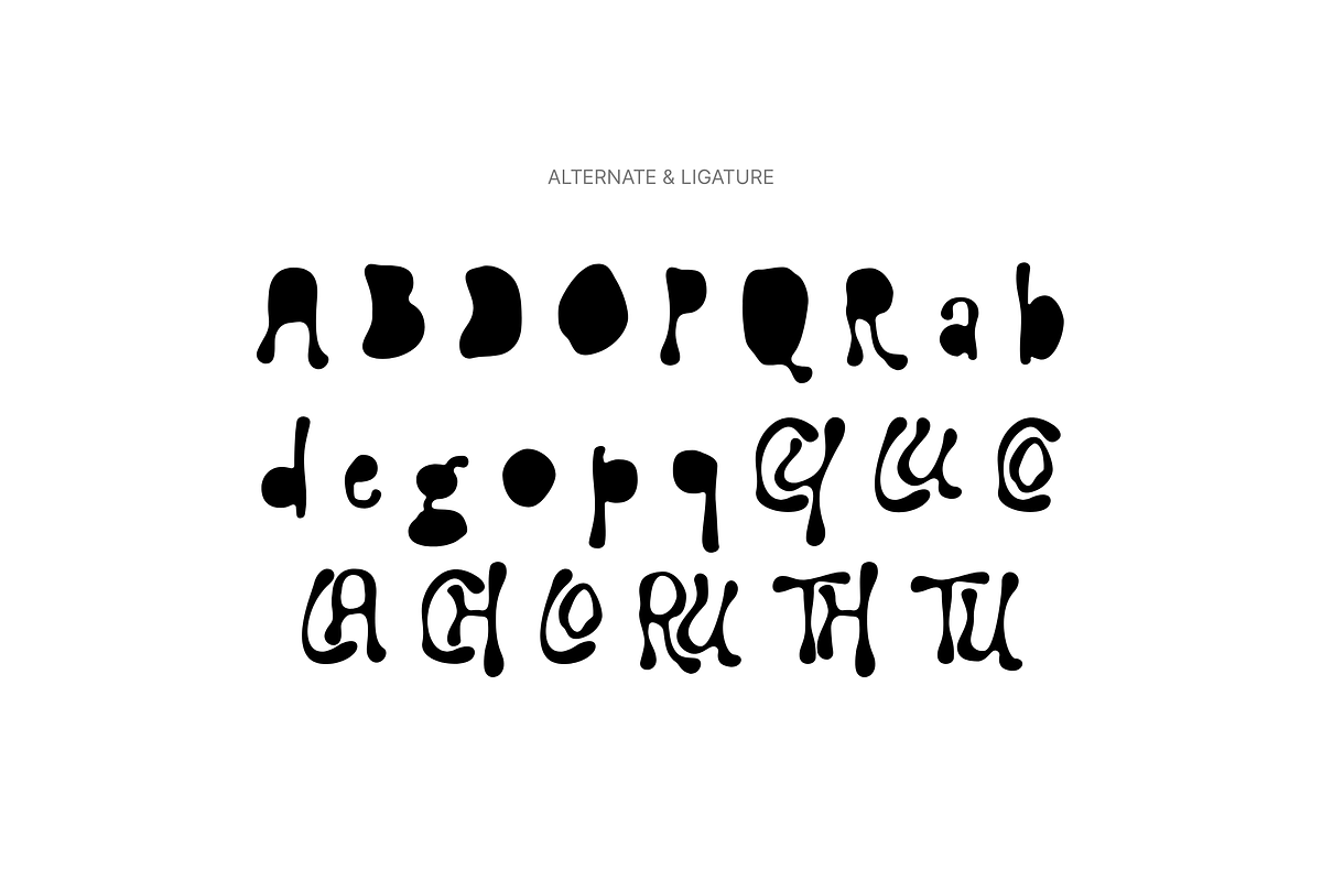 Zeloura - Liquid Wavy Font, a Handwritten Font by Imoodev (Photo 7 of 8)