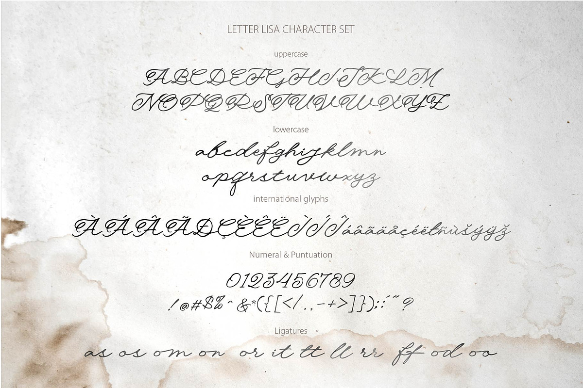 Letter Lisa - Handwritten
