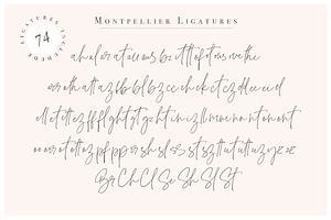 Montpellier Signature Font