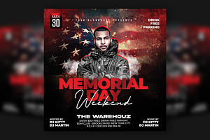 Memorial Day Flyer, a Flyer Template by Artonix