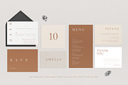 Minimal Burnt Wedding Suite, an Invitation Template by Azka Creative (Thumbnail 5 of 5)