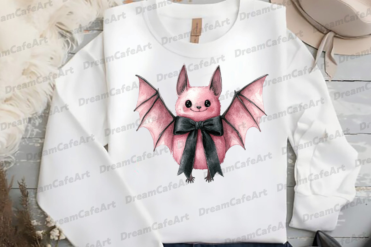 Black Pink Halloween Clipart, an Illustration by DreamCafeArt (Photo 6 of 7)