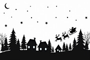 Christmas Sky Vector Collection, an Illustration by jahid234 (Thumbnail 12 of 20)