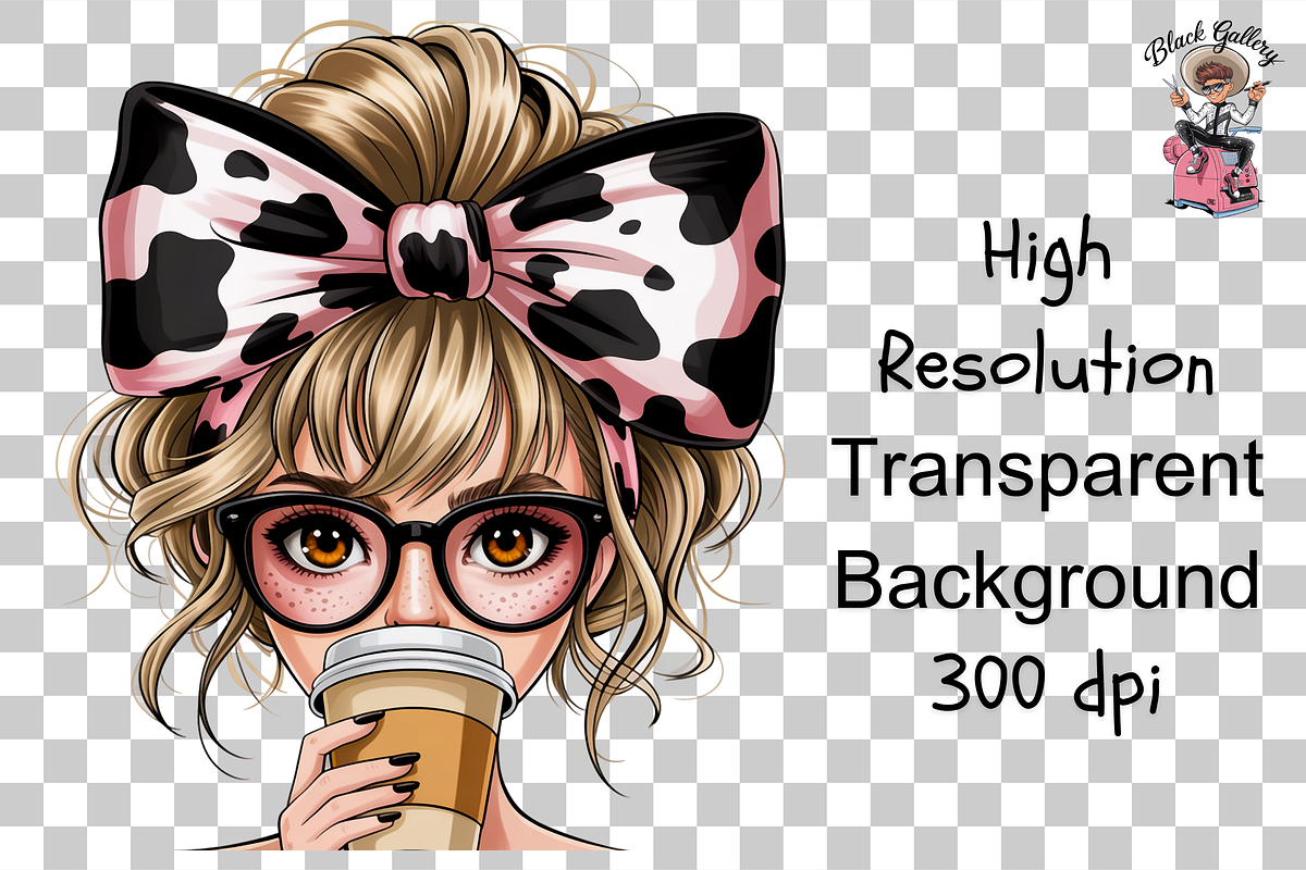 10 Adorable Coffee Lover Clipart PNG, a Graphic by Clipart Bloom (Photo 11 of 11)