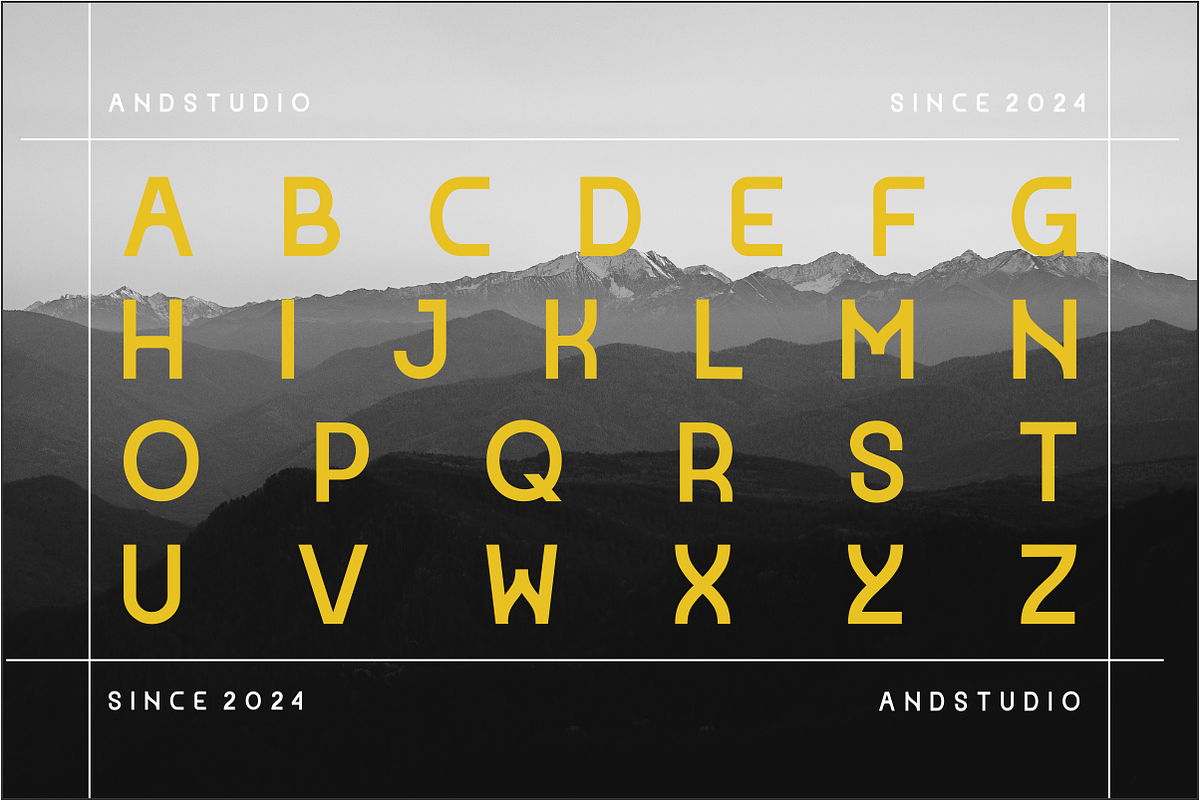 Xylon Project, a Sans Serif Font by And Studio (Photo 2 of 15)
