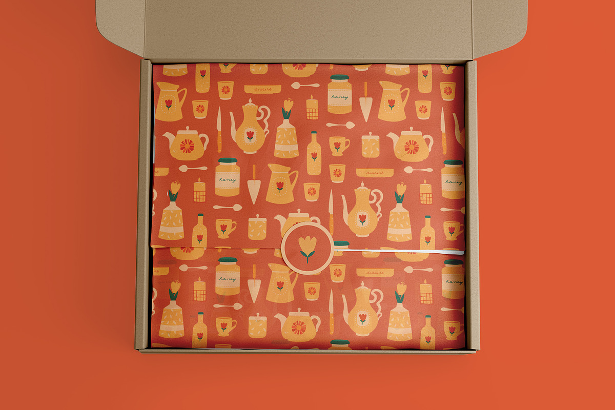 Tea Drinking Collection, an Object Illustration by Renberrry.Store (Photo 9 of 13)