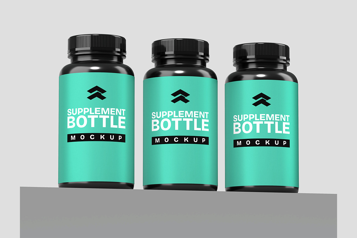 Supplement Bottle - Mockup, a Product Mockup by Rometheme Std (Photo 5 of 5)