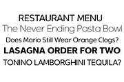 The Chef font family, a Sans Serif Font by FontMesa (Thumbnail 5 of 7)
