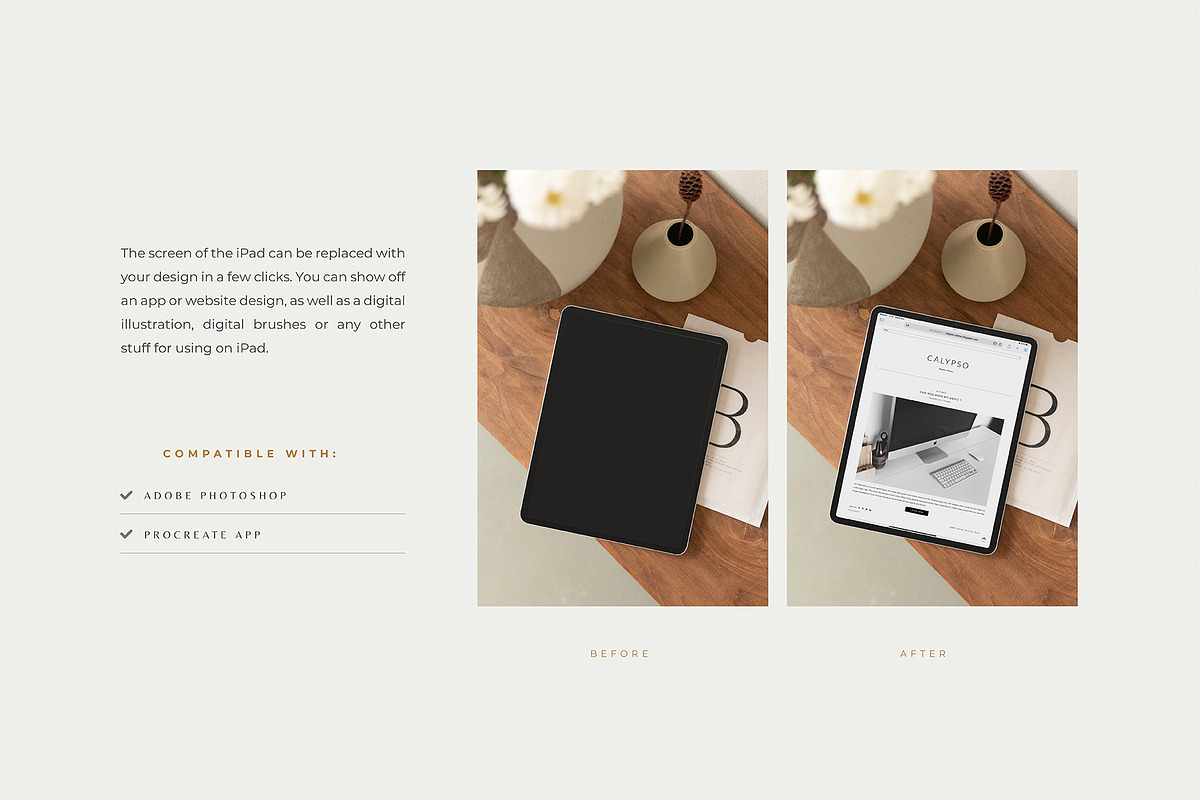 Balance | iPad Screen Photo Mockups, an iPad Mockup by Katsia Liat (Jazwinska) (Photo 2 of 6)