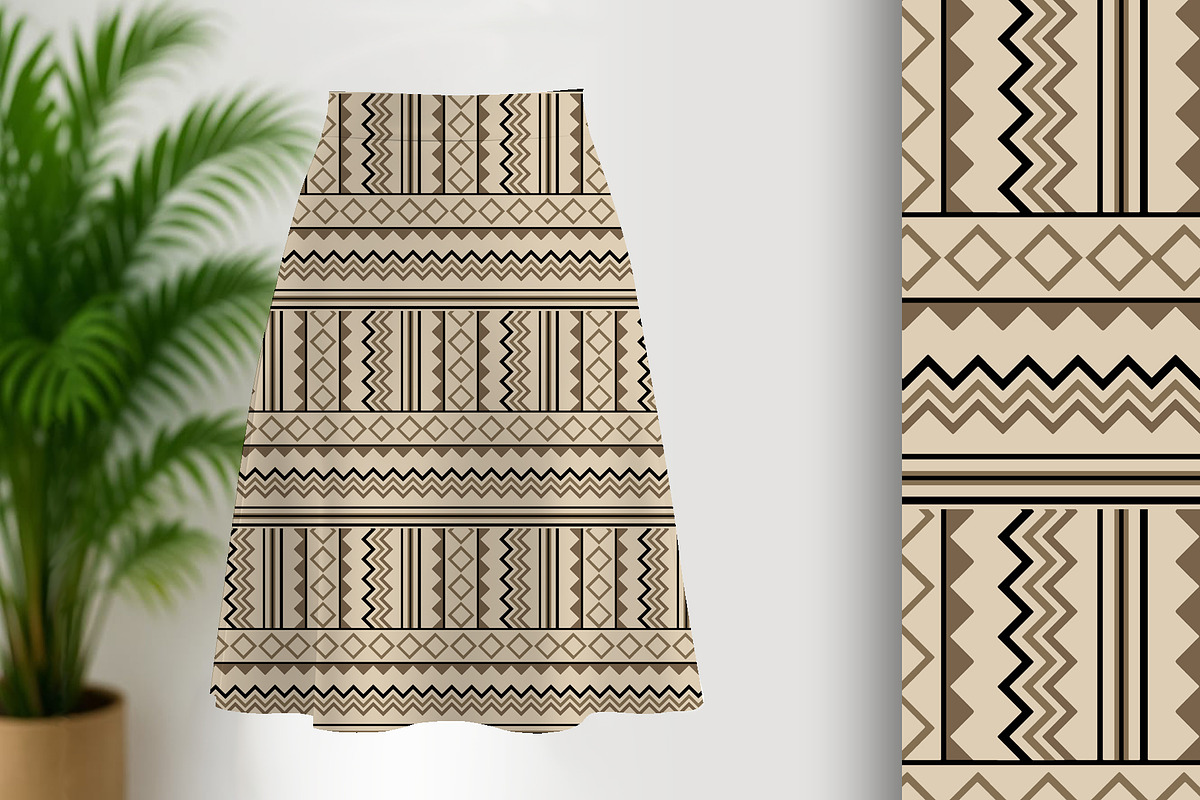 Ethnic Braids Seamless Repeat, a Pattern Graphic by Sharon Schwalbe (Photo 1 of 4)