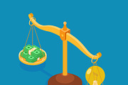 Choice Scales, an Education Illustration by TAlex (Thumbnail 3 of 6)