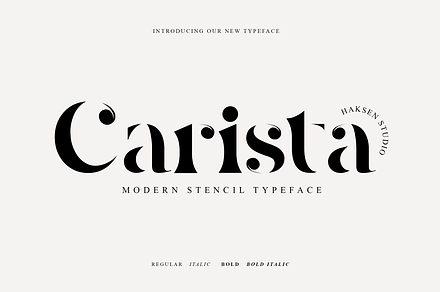Carista The Modern Serif Family