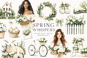 Spring Whispers, a Seasonal Illustration by PeDe Designs (Thumbnail 2 of 25)