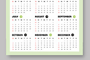 Minimal Yearly 2026 Wall Calendar, a Stationery Template by ContestDesign (Thumbnail 3 of 3)