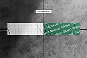 Glued Tape Mockup, a Product Mockup by sagesmask.com (Thumbnail 2 of 4)