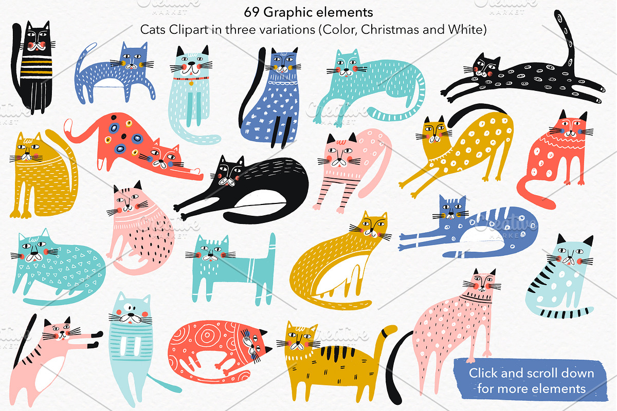 Dogs & Cats, an Animal Illustration by Oksana Stepova (Photo 4 of 20)