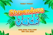 Stupendous Jack - Kids Font, a Sans Serif Font by tokokoo (Thumbnail 1 of 13)