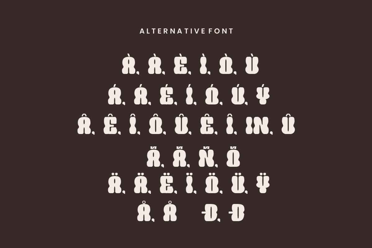Vibes Bloze - Groovy Font, a Sans Serif Font by Iqsiart Studio (Photo 6 of 10)