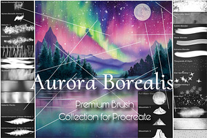 Aurora Borealis Premium Brushes