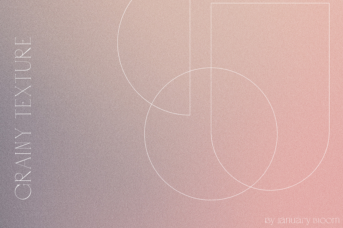 Retro Grainy & Soft Gradient, a Texture Graphic by January Bloom (Photo 2 of 12)