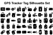 GPS Tracker Tag Silhouette Set, a Graphic by musafir_fashion (Thumbnail 1 of 14)