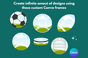 Ball Canva Frames Template Baseball, an Object Graphic by GraphiCarola (Thumbnail 2 of 6)