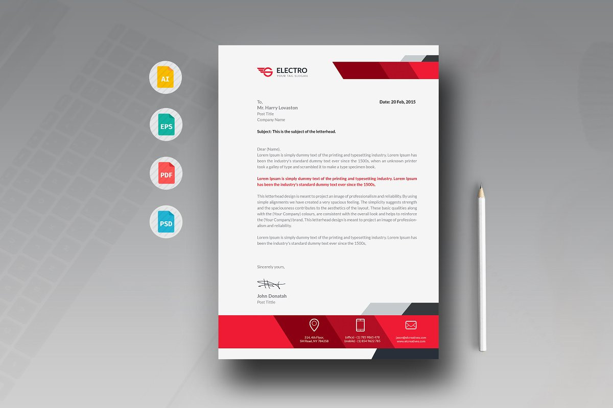 775 Mega Business Stationary Bundle, a Stationery Template by Genereux Art (Photo 27 of 28)