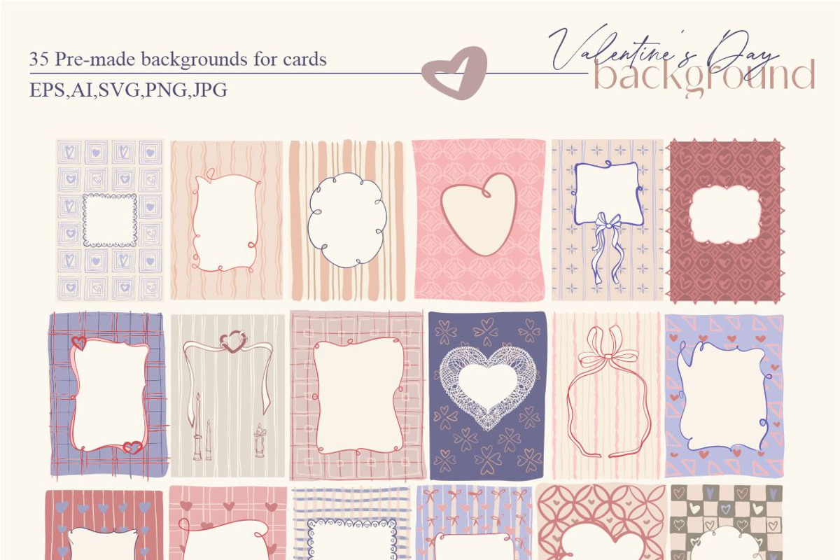 Valentine's Day - background, a Background Graphic by Collection by VY (Photo 2 of 9)