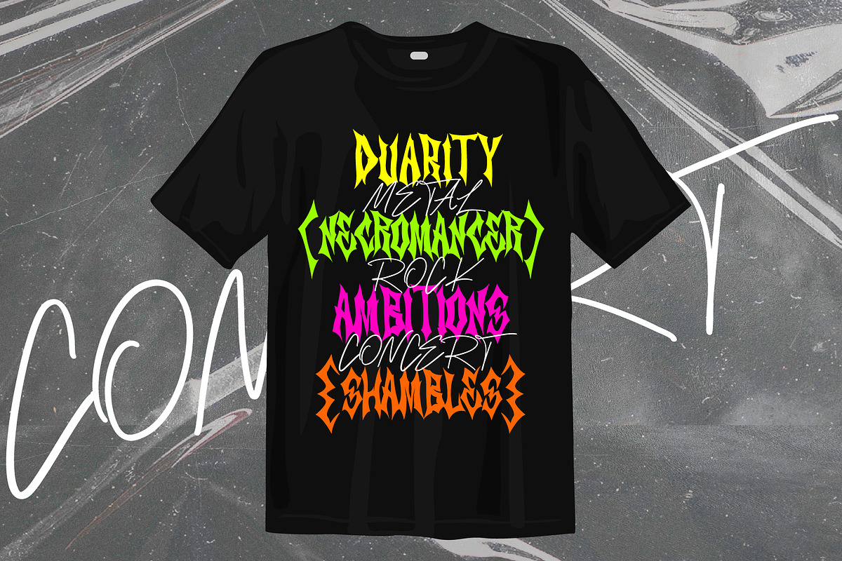 Necromancer Exorcist, a Blackletter Font by BBtypeStudios (Photo 3 of 9)