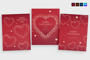 Valentines Flyer Poster Template, a Flyer Template by BrandPacks